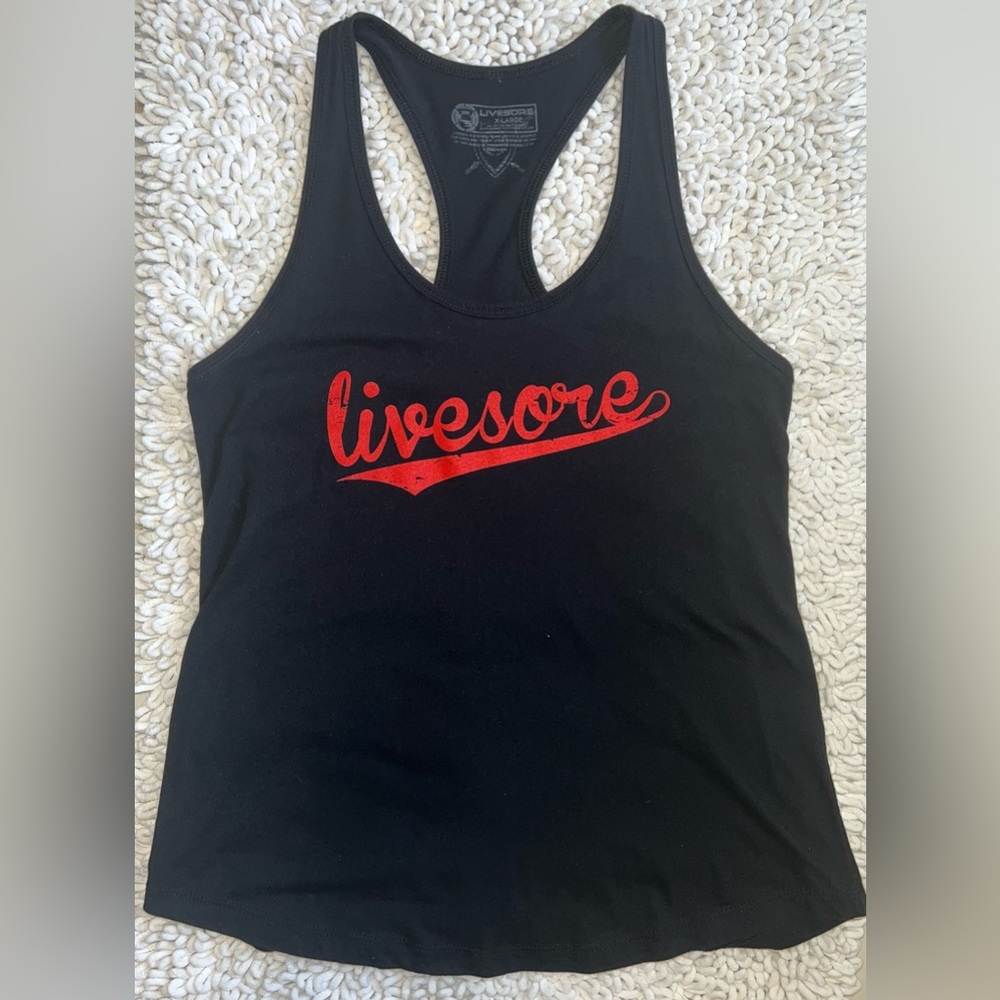 Women’s Livesore Racerback tank top size XL
